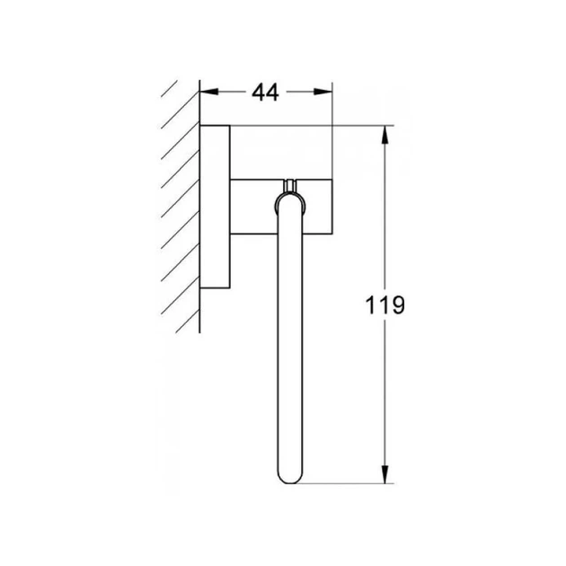 Тримач для туалетного паперу Grohe Essentials New (40689001) - зображення 4