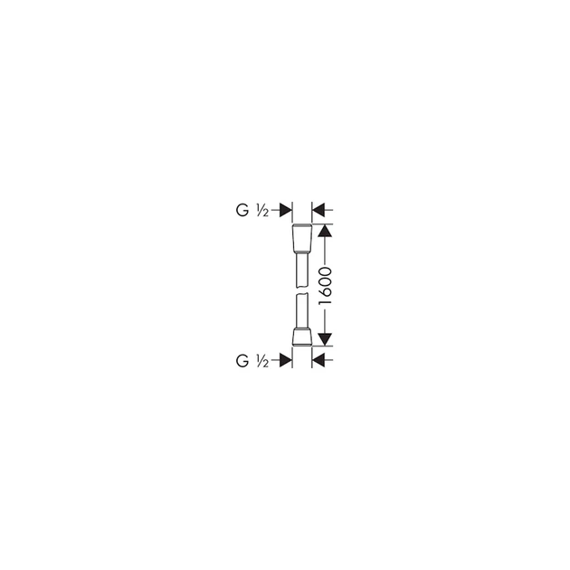 Шланг для душа Hansgrohe Isiflex 1.6 м (28276990) - изображение 4