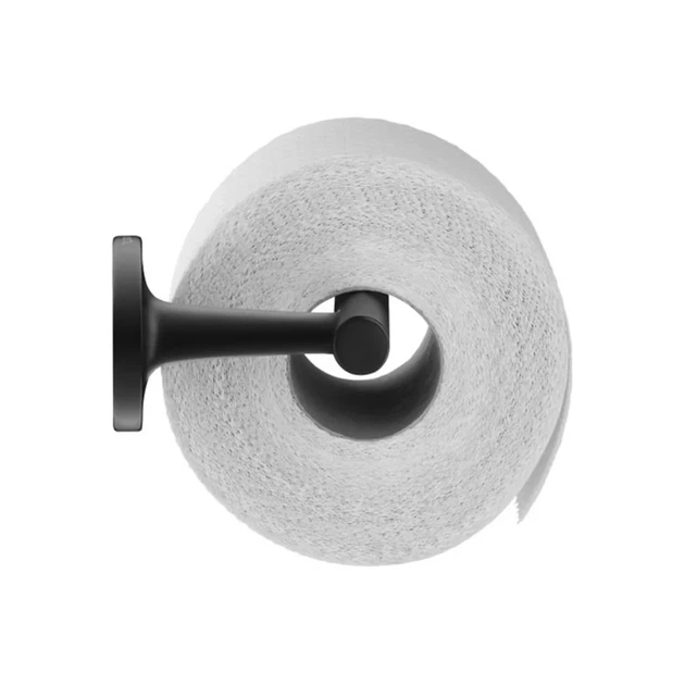 Бумагодержатель без крышки Duravit Starck T (цвет - чёрный матовый) - изображение 2