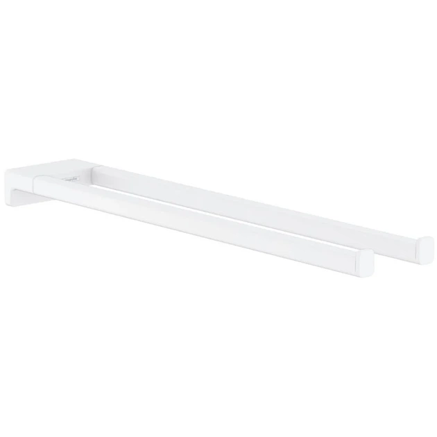 Полотенцедержатель Hansgrohe AddStoris 44,5 см, подвійний, Matt White (41770700) - изображение 3