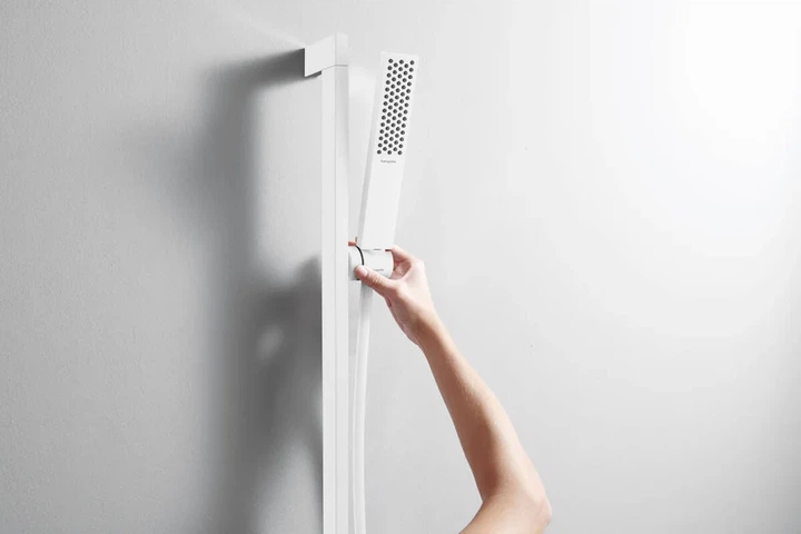 Лійка для душу Hansgrohe Pulsify E 100 1jet EcoSmart (колір - білий матовий) 24320700 - изображение 5
