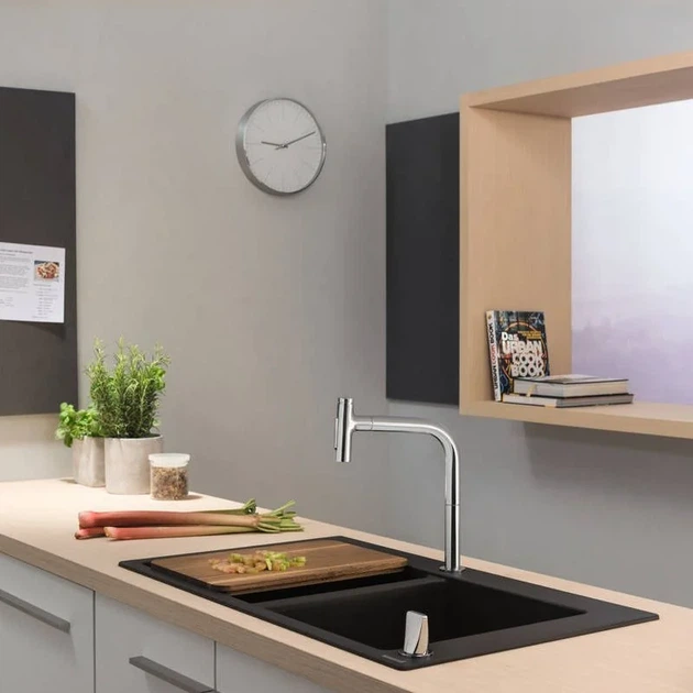 Hansgrohe S510-F770 Кухонная мойка, Concretegrey (43316380) - изображение 2