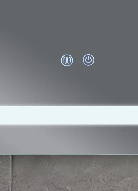 Дзеркало Mixxus STYLE MR13-80x60-Reverse з Led Touch, Anti-fog, димером, регулятором яскравості (MI - изображение 7