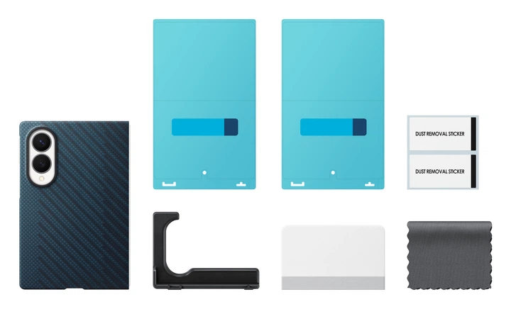 Чехол для смартфона Samsung Carbon Magnet для Samsung Galaxy Fold 8 Blue (EF-KF971SNEGUA) - изображение 5