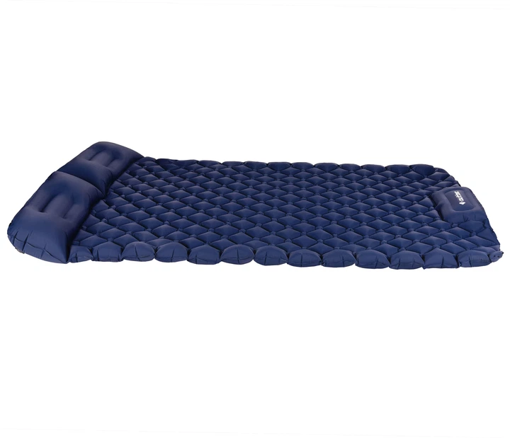 Надувний матрац для кемпінгу Outtec Nylon O-42641 205 x 120 x 15 см двомісний Синій (5905884426418) - зображення 4