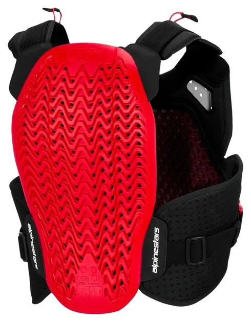 Захист тіла Alpinestars A-4 PLASMA CHEST PROTECTOR BLACK RED WHITE, M/L (6500526-132-ML) - изображение 2