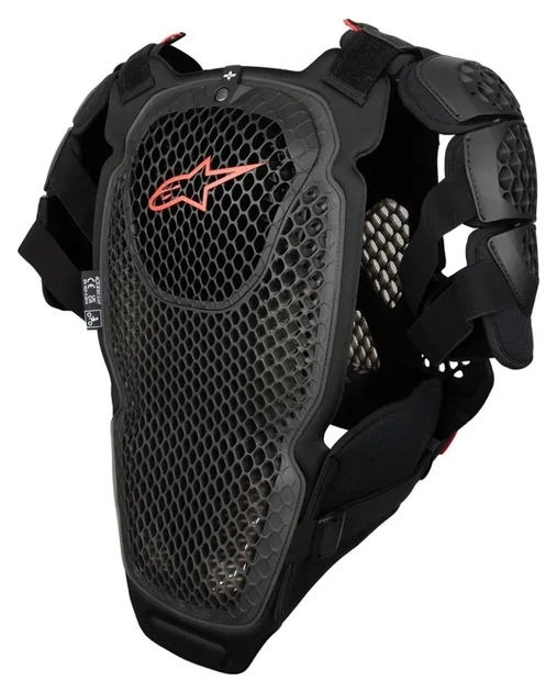 Захист тіла Alpinestars A-6 CHEST PROTECTOR BLACK ANTHRACITE RED, M/L (6700022-1036-ML) - изображение 3