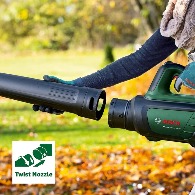 Воздуходувка аккумуляторная Bosch AdvancedLeafBlower 36V-750 + АКБ і ЗП (06008C6000) - Фото 4 Воздуходувка аккумуляторная Bosch AdvancedLeafBlower 36V-750 + АКБ і ЗП (06008C6000) - изображение 4