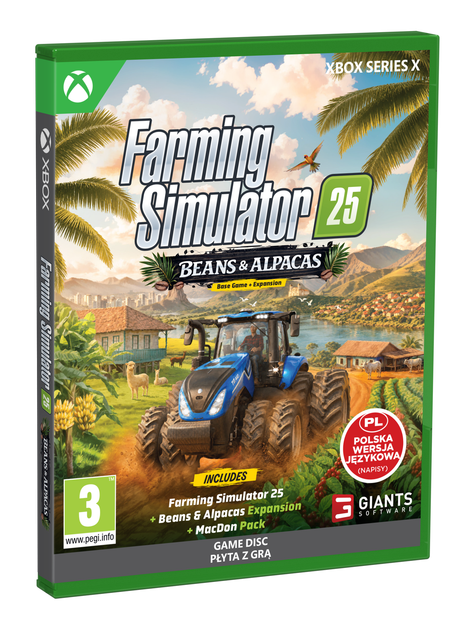 Гра XSX Farming Simulator 25: Beans & Alpacas Edition (Blu-ray диск) (4064635510811) - зображення 2