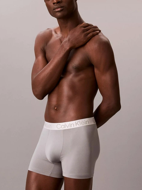 Набор трусов боксеров мужских Calvin Klein NP2742O-OQI(Blue Bell Multi) M 4 шт Синий/Серый/Голубой (198629056826) - изображение 2