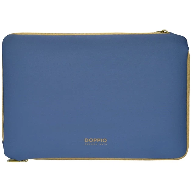 Сумка для ноутбука Tucano Doppio Sleeve для MacBook 15.6"/16" Blue (BFDOP1516-B) - изображение 3