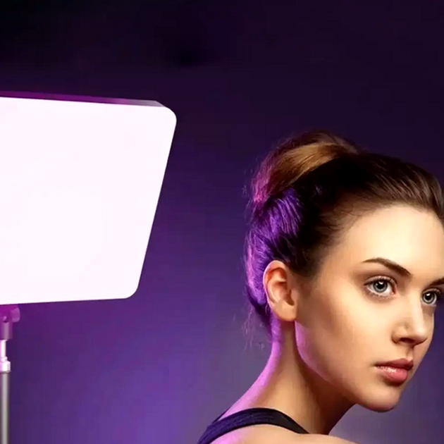 Профессиональная LED панель 22х15 5 см мощность 40 Вт RGB пульт дистанционного управления F99 для фото и видео - изображение 8