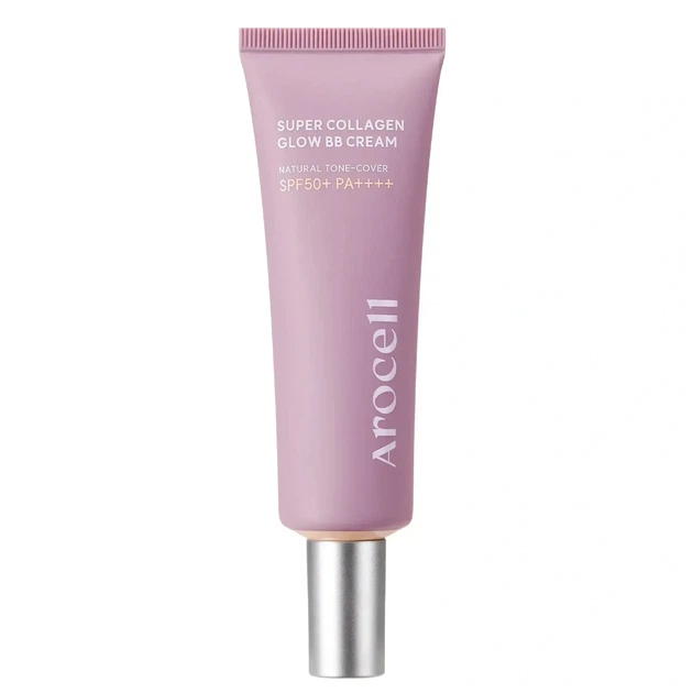 ВВ крем с коллагеном с эффектом сияния Arocell Super Collagen Glow BB Cream, 40 мл - Фото 1 ВВ крем с коллагеном с эффектом сияния Arocell Super Collagen Glow BB Cream, 40 мл - изображение 1