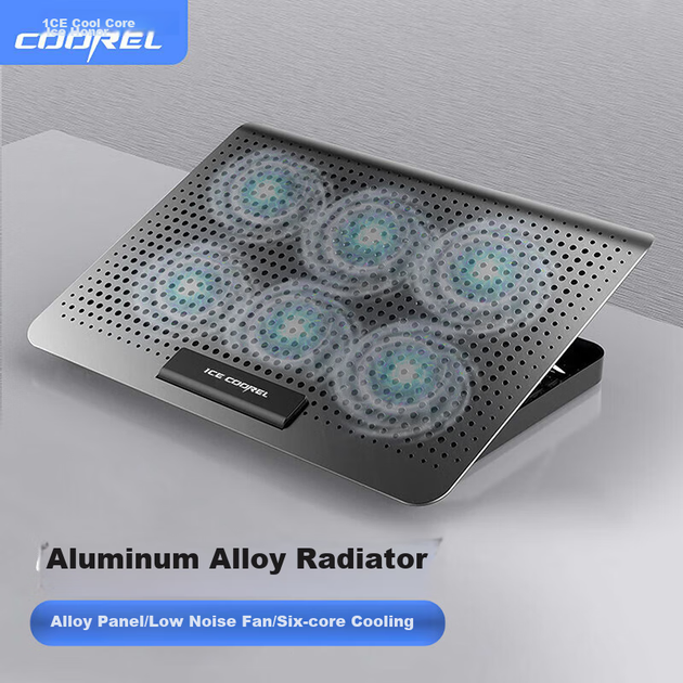 Охлаждающая подставка для ноутбука Ice Coorel A19 Black - Фото 2 Охлаждающая подставка для ноутбука Ice Coorel A19 Black - изображение 2