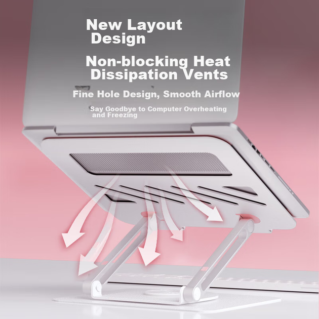 Підставка для ноутбука Lenovo W8pro Alloy White and Pink - зображення 4