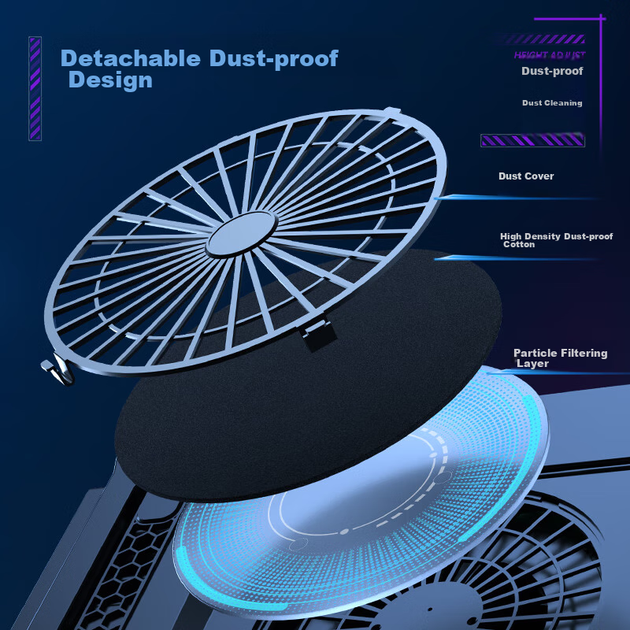 Охлаждающая подставка для ноутбука Ice Coorel A8 - Фото 7 Охлаждающая подставка для ноутбука Ice Coorel A8 - изображение 7