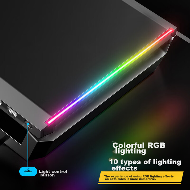 Підставка для монітора Ice Coorel T1 з RGB-підсвіткою - зображення 5