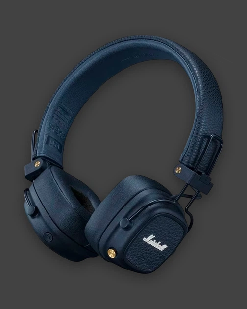 Наушники Marshall Major V Midnight Blue - Фото 8 Наушники Marshall Major V Midnight Blue - изображение 8