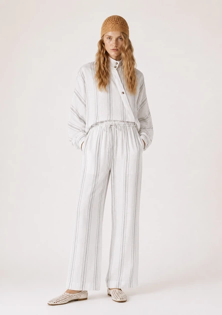 Костюм жіночий Loro Piana Shay лляний M Білий - Фото 1 Костюм жіночий Loro Piana Shay лляний M Білий - изображение 1