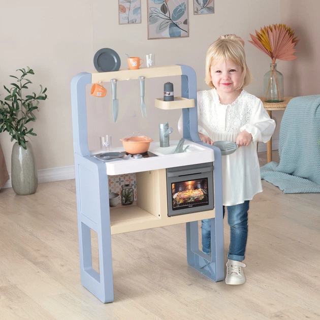 Интерактивная кухня Smoby Toys Розмарин со звуковыми эффектами 19 аксессуаров 48х30х80 см (7600311801) - Фото 9 Интерактивная кухня Smoby Toys Розмарин со звуковыми эффектами 19 аксессуаров 48х30х80 см (7600311801) - изображение 9