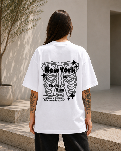 Женская оверсайз футболка Wings 2XL белая - Фото 1 Женская оверсайз футболка Wings 2XL белая - изображение 1