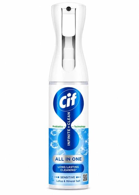 Універсальний засіб для чищення Cif Infinite Clean Lotus & Mineral Salt 280 мл - Фото 1 Універсальний засіб для чищення Cif Infinite Clean Lotus & Mineral Salt 280 мл - зображення 1