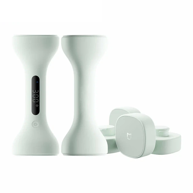 Розумні гантелі Xiaomi Mijia Intelligent Dumbbell 1 кг Пластик + Метал Light Green 184x72x72 мм - Фото 1 Розумні гантелі Xiaomi Mijia Intelligent Dumbbell 1 кг Пластик + Метал Light Green 184x72x72 мм - зображення 1