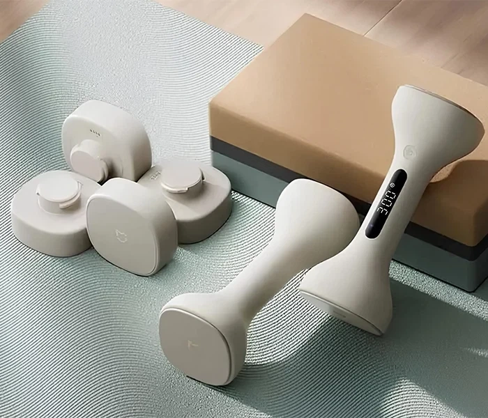 Умные гантели Xiaomi Mijia Intelligent Dumbbell 1 кг Пластик + Металл 184х72х72 мм Белый - изображение 11