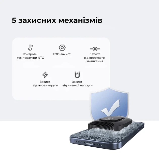 Кулер для мобильного Baseus MagPro II мгновенное охлаждение ABS-пластик черный - изображение 11