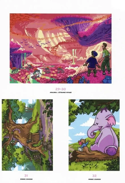 Розмальовка-антистрес Disney Класика: панорамні малюнки 100 загадкових малюнків за номерами - зображення 3