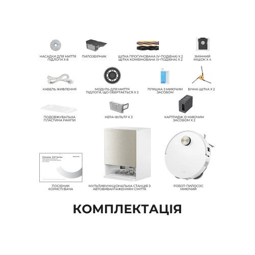 Пылесос Dreame Bot X60 Ultra Complete White (RLX87DE-wh) Dreame RLX87DE-wh 1061089 - Фото 12 Пылесос Dreame Bot X60 Ultra Complete White (RLX87DE-wh) Dreame RLX87DE-wh 1061089 - изображение 12
