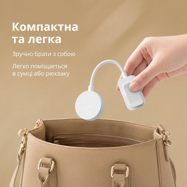 Аккумуляторная LED-лампа для чтения с клипсой, 3 режима света, USB Type-C, белая - изображение 6
