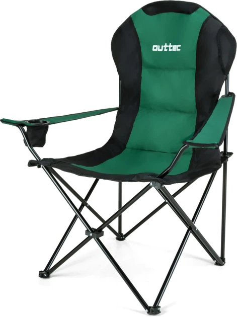 Крісло туристичне складне Outtec Travel+ з чохлом Зелене 180553 (5905884421048) - зображення 3