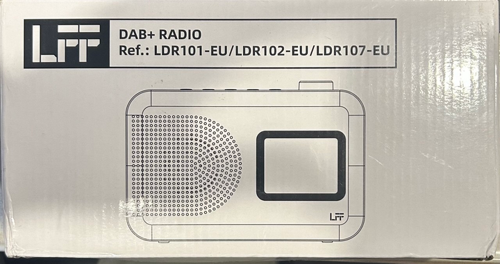 Цифрове радіо LFF DAB Мале цифрове FM-радіо з DAB+ та Bluetooth, кольоровий дисплей - изображение 6