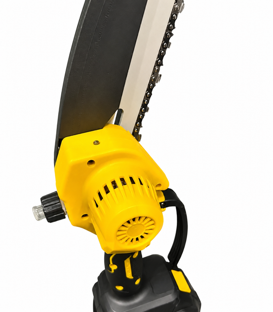 Мини пила аккумуляторная DeWalt DCM155N 48 В 6 А·ч цепная шина 20 см сучкорез бесщеточный автоматическая смазка электропила 17 м с шаг 1 4 бесключевое натяжение для обрезки деревьев веток кустов распиливания древесины с 2 АКБ - изображение 7