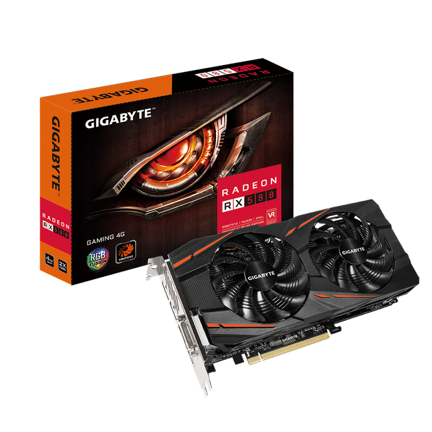 Відеокарта AMD Radeon RX 580 4GB Gigabyte Gaming (GV-RX580GAMING-4GD) Б/В - Фото 1 Відеокарта AMD Radeon RX 580 4GB Gigabyte Gaming (GV-RX580GAMING-4GD) Б/В - зображення 1