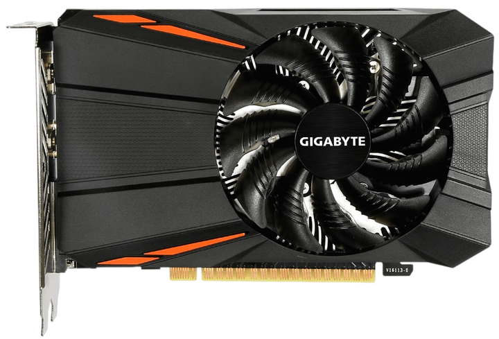 Відеокарта GeForce GTX 1050 2GB Gigabyte D5 (GV-N1050D5-2GD) Б/В - Фото 2 Відеокарта GeForce GTX 1050 2GB Gigabyte D5 (GV-N1050D5-2GD) Б/В - зображення 2