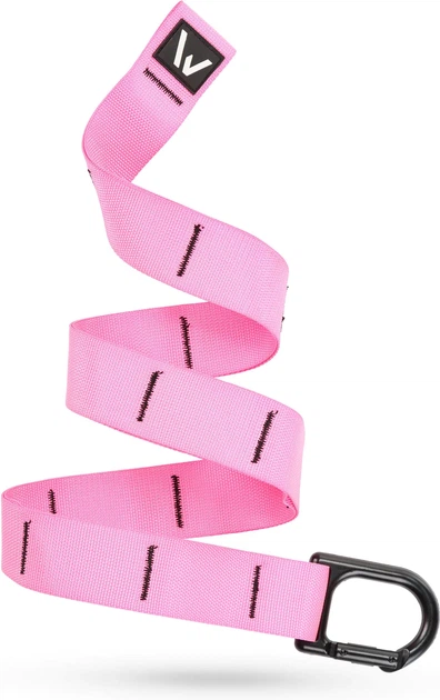 Zestaw taśm do ćwiczeń Gymtek Pro 124180 Czarno-różowy (5907766663874) - obraz 2