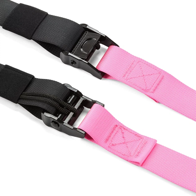 Zestaw taśm do ćwiczeń Gymtek Pro 124180 Czarno-różowy (5907766663874) - obraz 7