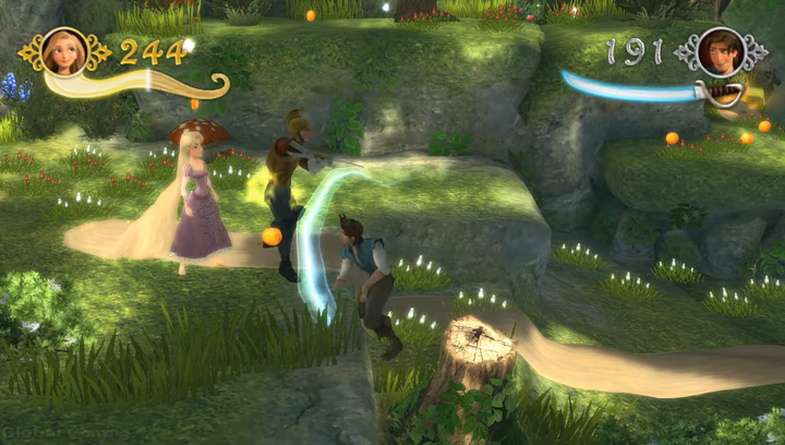 Игра Nintendo Wii Tangled: The Video Game Europe Английская Версия Б/У - изображение 4