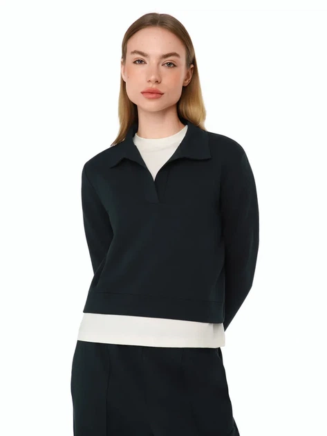 Женское поло Promin 2095-02_418 3XL Темно-зеленый (2700000128626) - Фото 1 Женское поло Promin 2095-02_418 3XL Темно-зеленый (2700000128626) - изображение 1