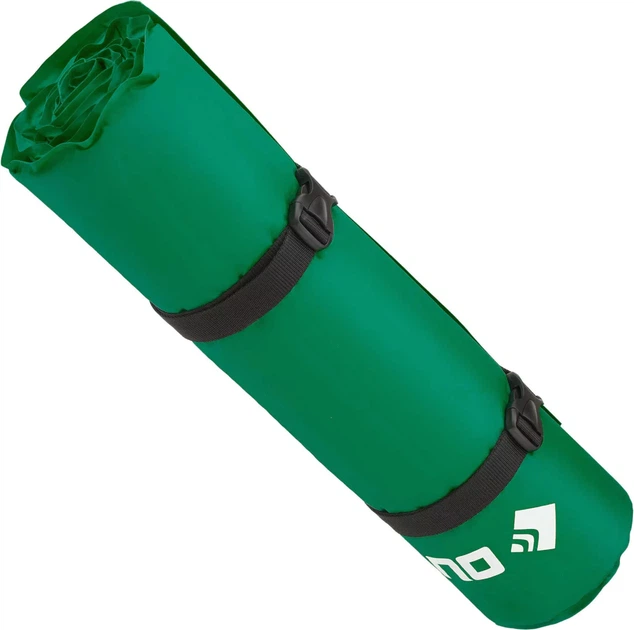 Килимок самонадувний Outtec Pillow 186 x 53 x 2,5 см з подушкою Зелений (5907766668374) - зображення 5
