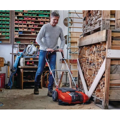 Подметальная машина Einhell TE-SW 18/610 Li-Solo, PXC, 18V, ширина 610мм, бак 20л, 1800м²/ч, 10.3кг (без АКБ и ЗУ) (2352040) - зображення 8
