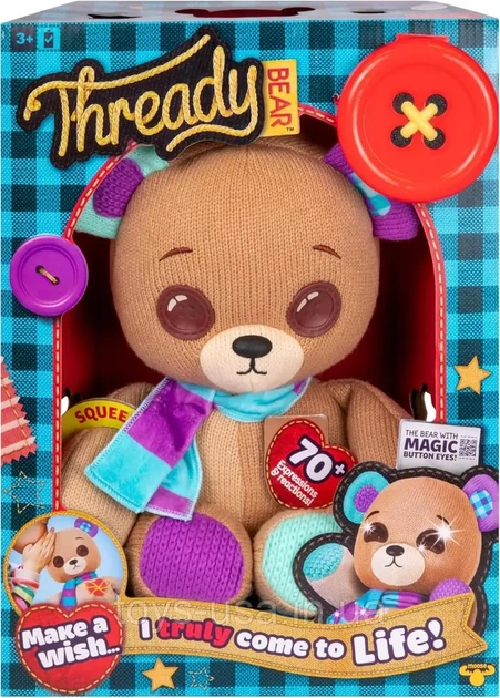 Игрушечный нитевидный мишка Thready Bear - Фото 1 Игрушечный нитевидный мишка Thready Bear - изображение 1