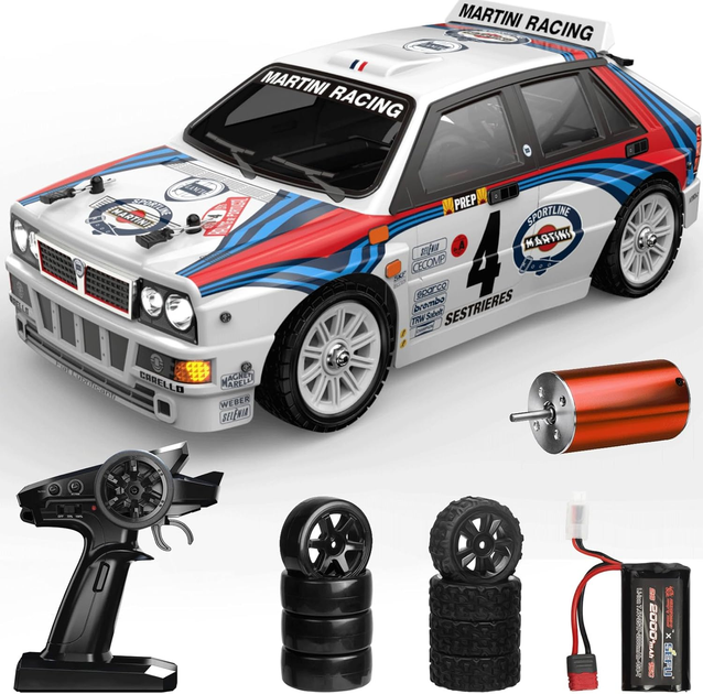 Радиоуправляемая машинка MJX Hyper Go 14302 1:14 4WD Brushless на пульте управления до 42 км/ч, RC дрифт автомобиль, 2 комплекта колес - изображение 3