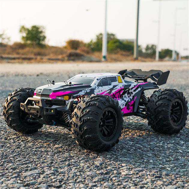 Радіокерована машинка ZLL SG618 MAX 1:16 4WD Brushless на пульті керування до 80 км/год, RC монстр-трак, позашляховик, акумулятор + батарейки у пульт - зображення 5