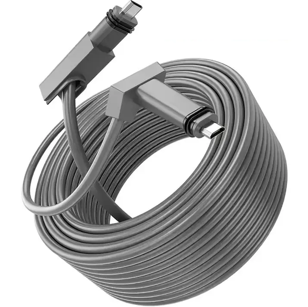 Дата кабель для Starlink Satellite Gen2 V2 (роз'єм SPX) Ethernet Cat5E 24AWG (23 метри) Сірий - зображення 2