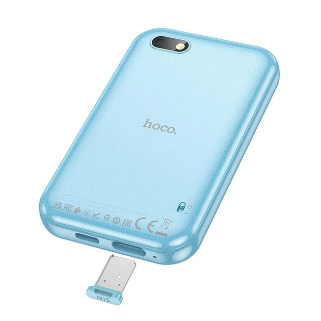 Смартфон для дітей Hoco Y102 2,8" 2G Blue (6942007638685) - зображення 4