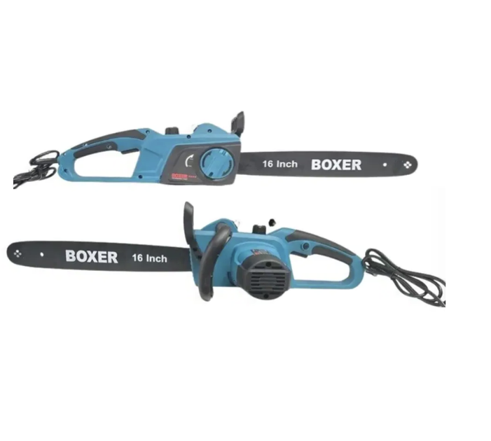 Цепная электропила BOXER BX-3306 2200 Вт с шиной 40 см, скоростью 4600 об/мин, автоматической смазкой, регулировкой подачи масла и блокировкой случайного запуска - изображение 8