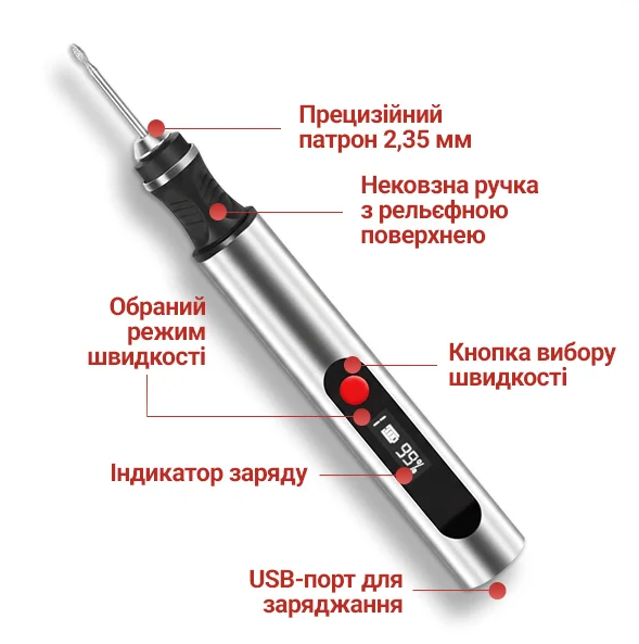 Беспроводной мини-гравер с аккумулятором электроинструмент для резки металла с тремя режимами скорости для домашнего использован - изображение 2